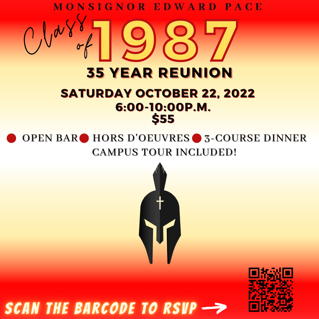 Reunions | Monsignor Edward Pace High School